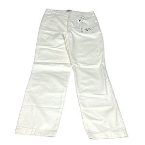 Zara The Chino Pant White Size 2